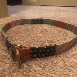 Vineyard vines patchwork belt large